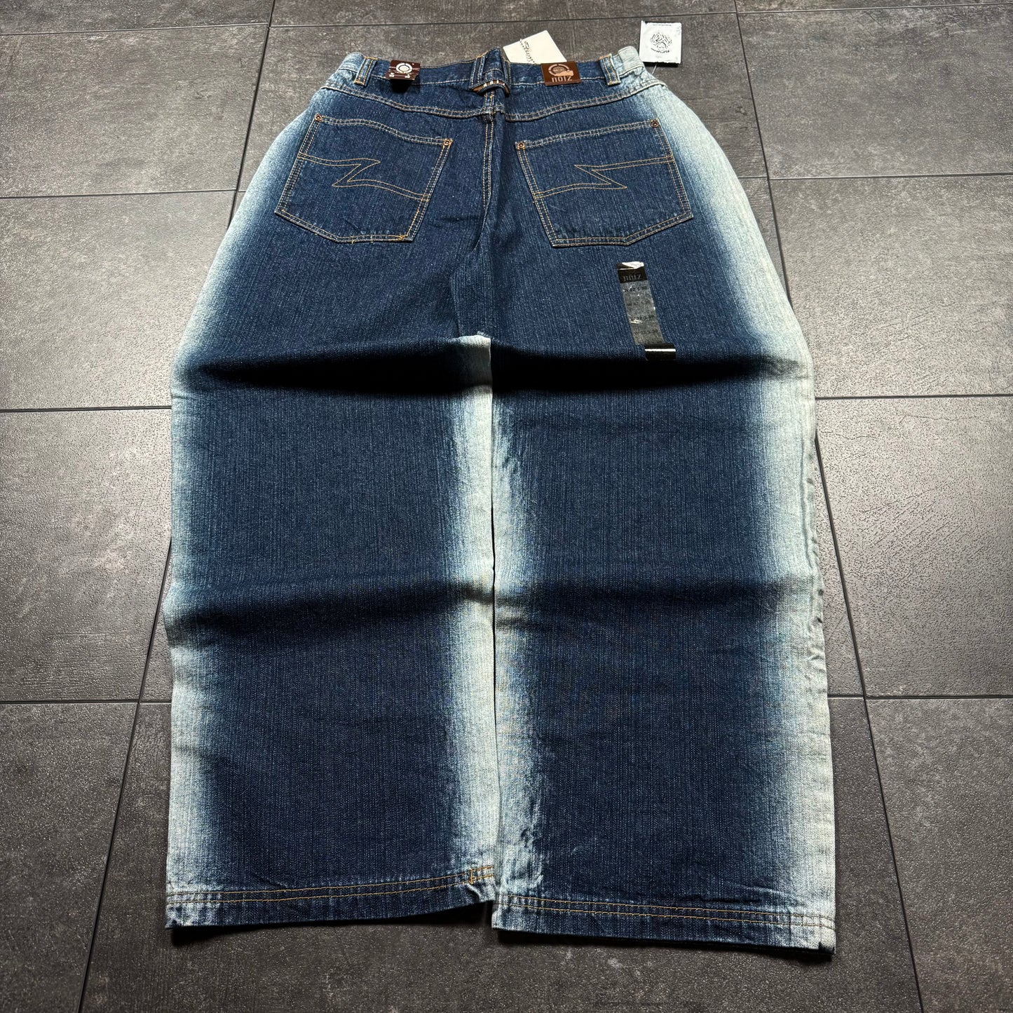 Y2K Deadstock NOIZ Wide Leg Baggy Jeans (30x30)