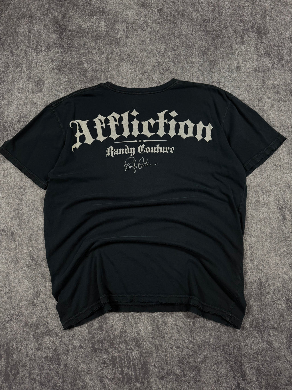 (rare) 2000s affliction x randy couture shirt (L)