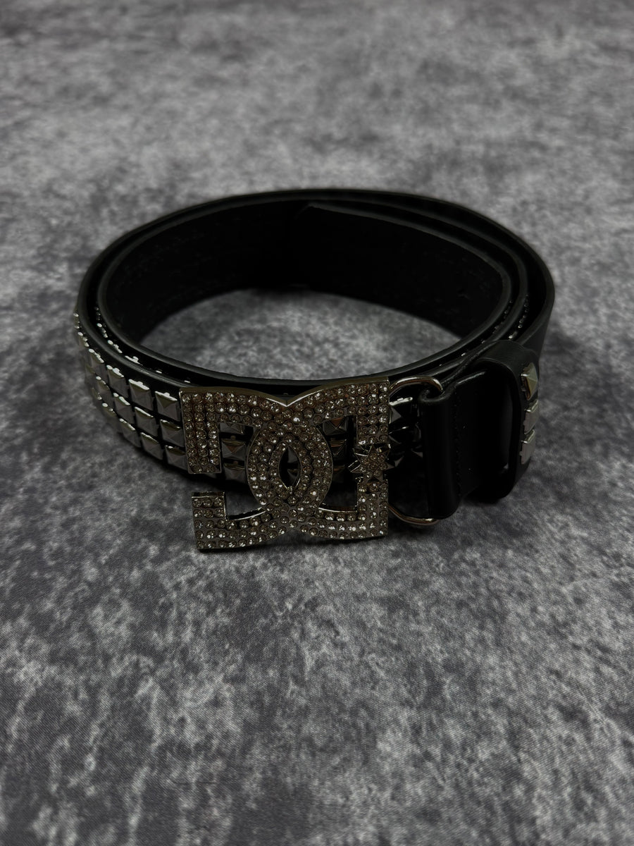Rhinestone DC Studded Belt (belt included)