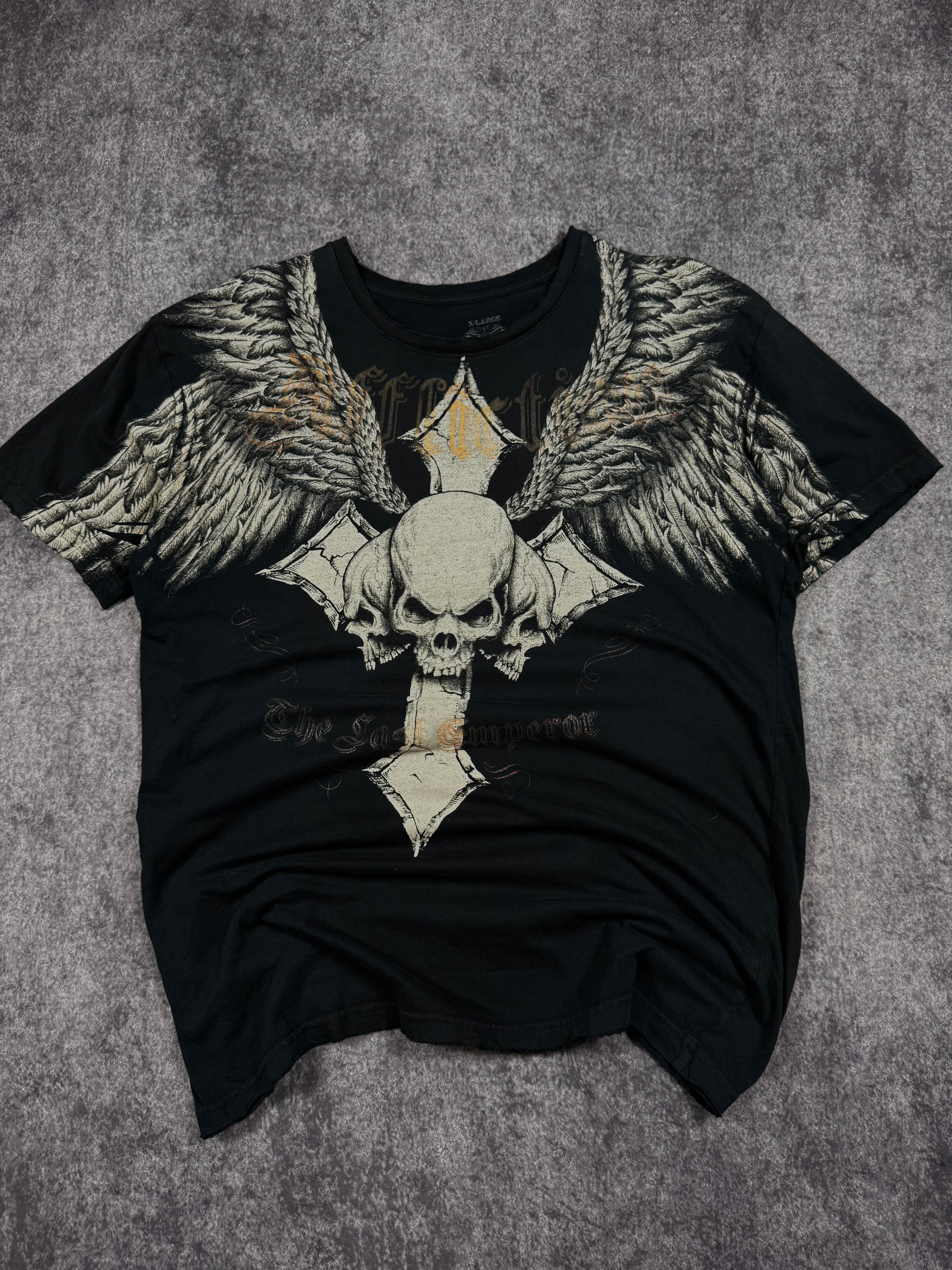 (rare) 2000s affliction x fedor shirt (XL)
