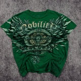 (rare) 2000s black x nobility shirt (M)