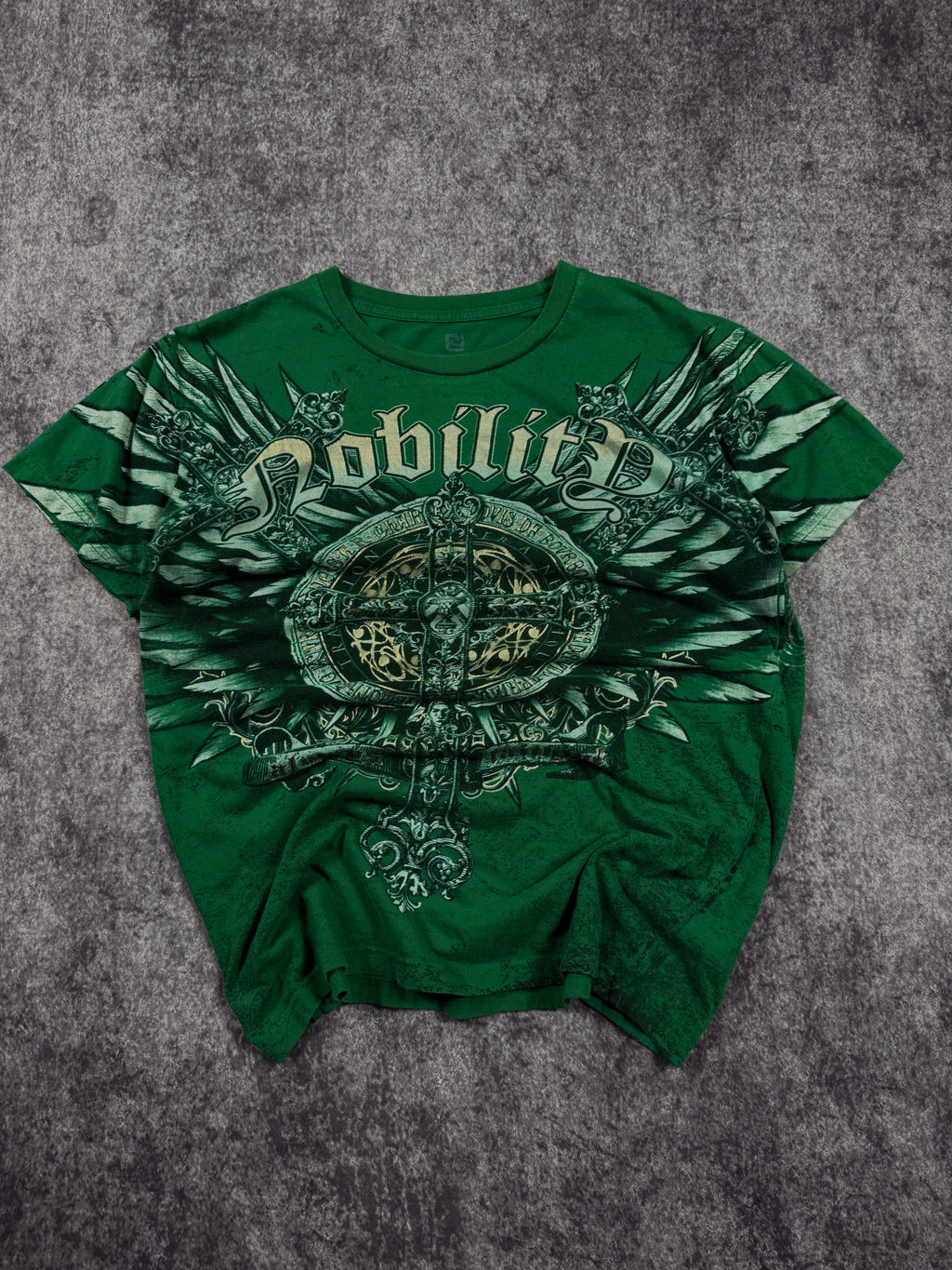 (rare) 2000s black x nobility shirt (M)