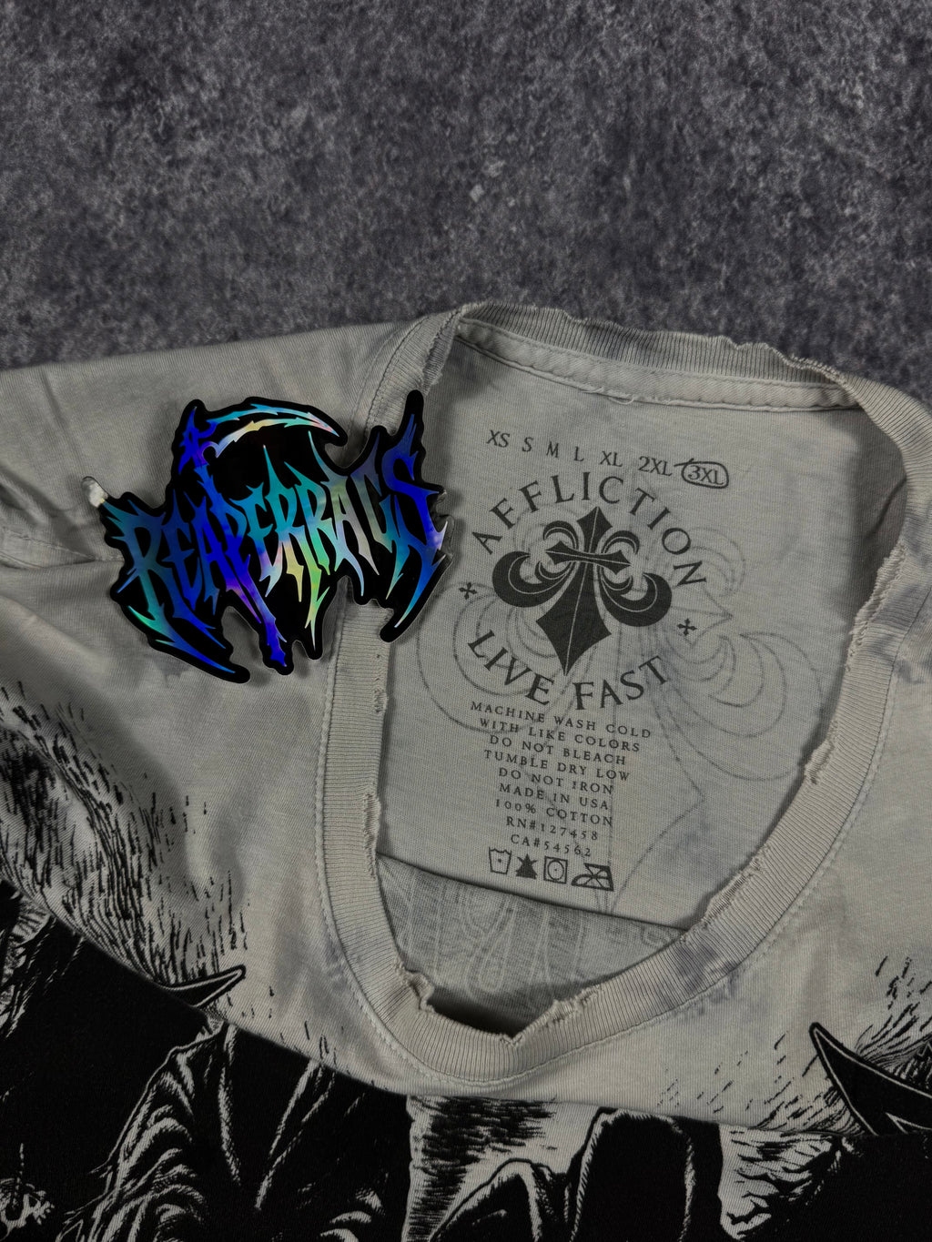(rare) 2000s affliction shirt (XXXL)