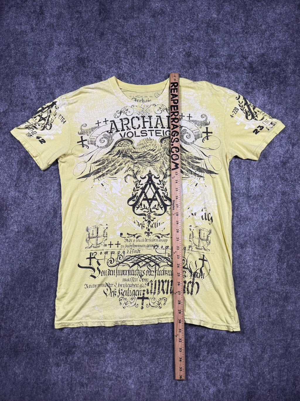 (RARE) 2000S ARCHAIC X AFFLICTION SHIRT (L)