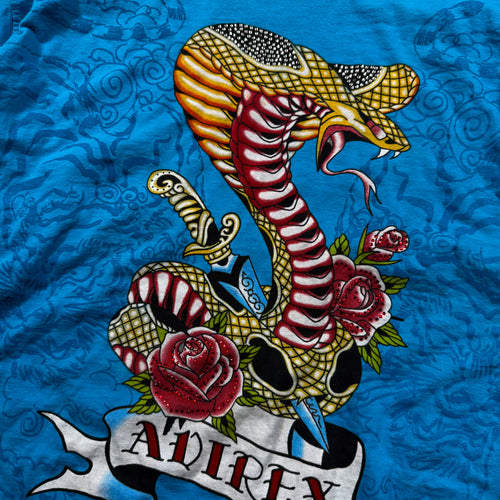 (rare) 2000s Avirex Rhinestone Shirt (XL)