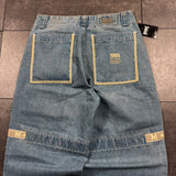 (rare) Deadstock 2000s Girbaud Shuttle Strap Jeans (32x32)