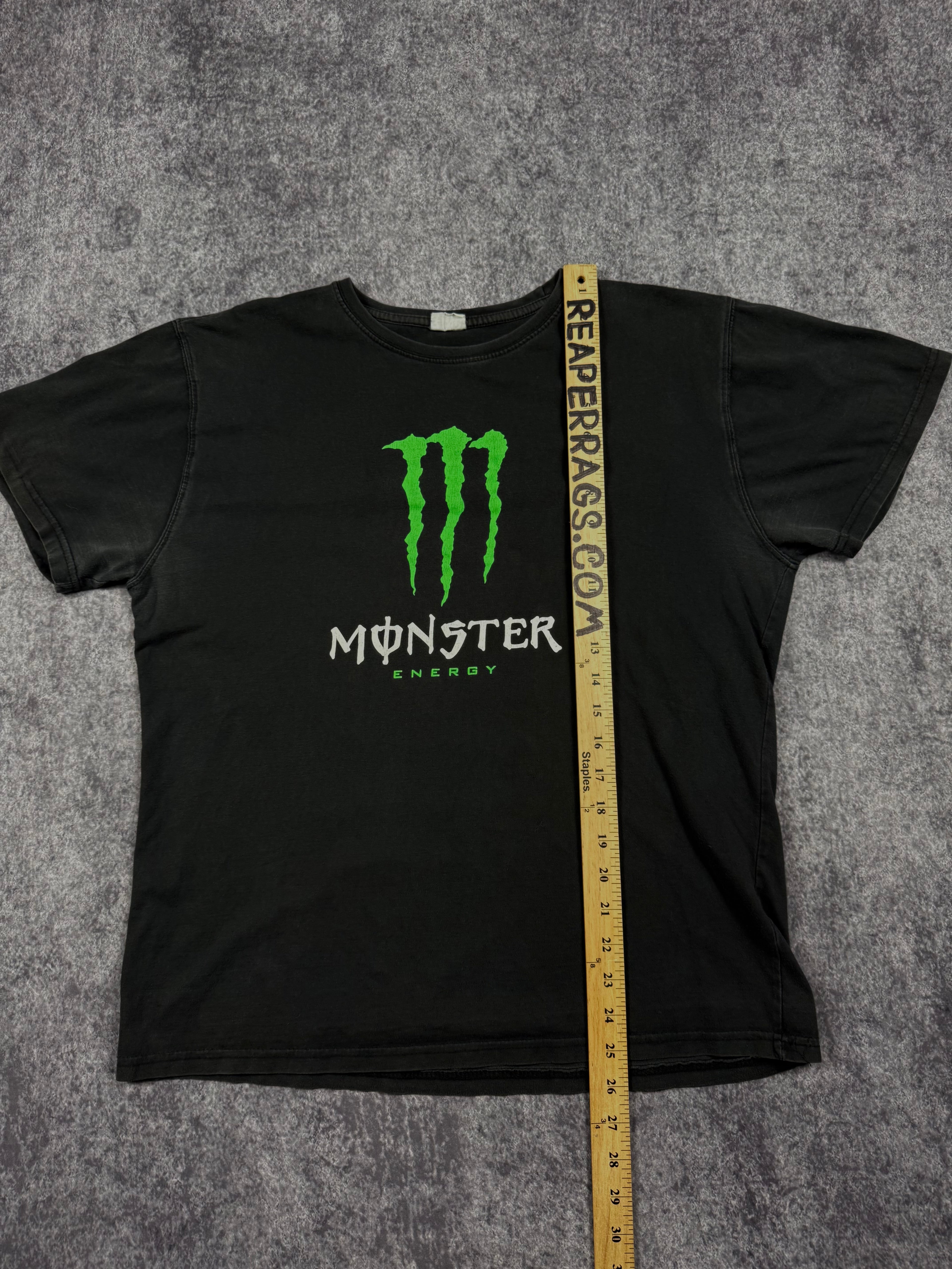 (rare) 2000s monster energy shirt (L)