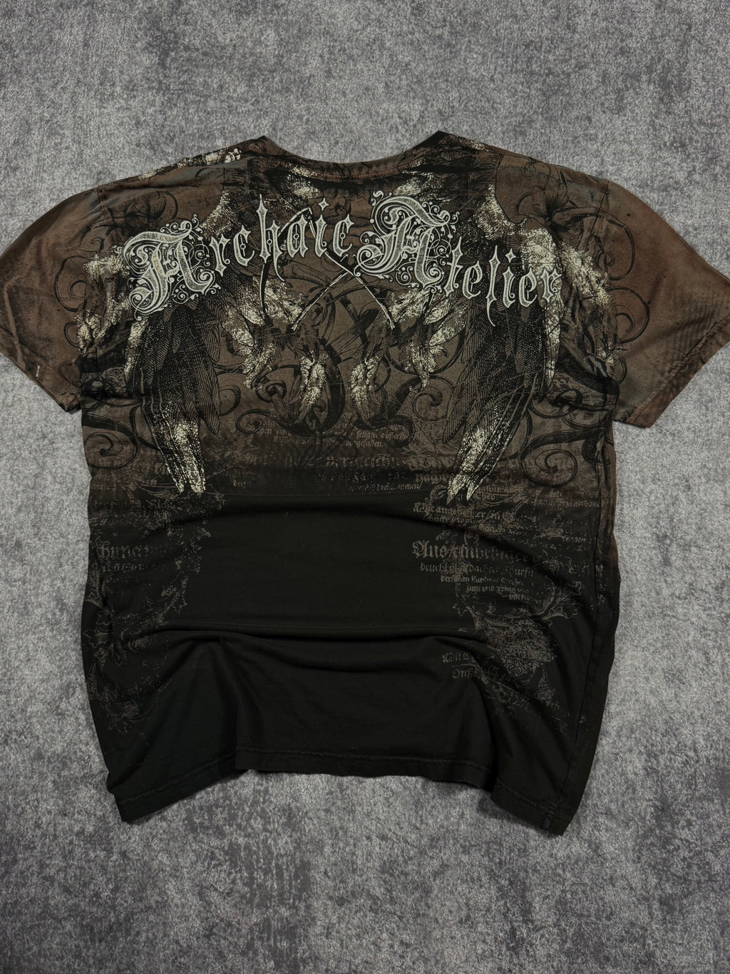 (rare) 2000s archaic x affliction shirt (XL)