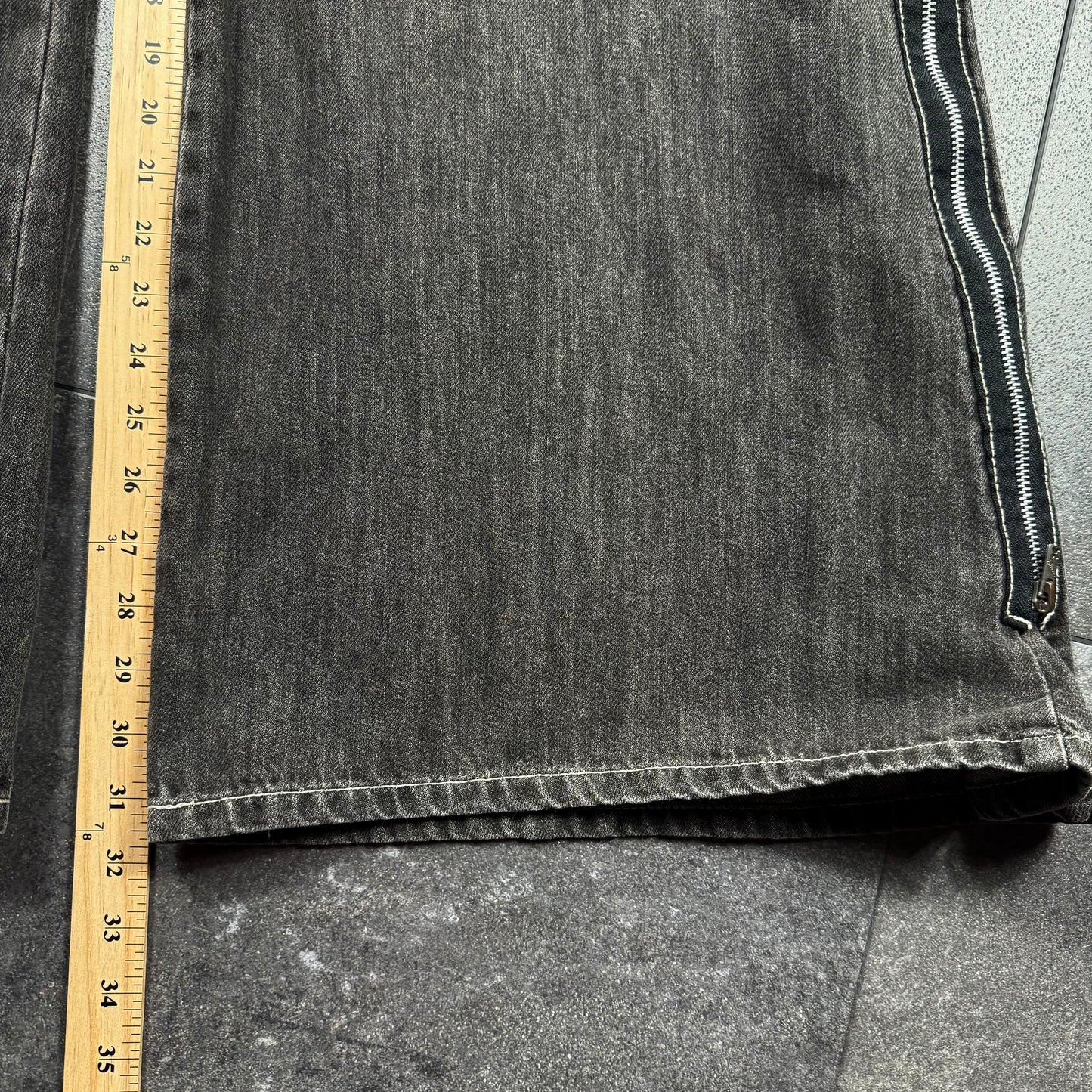 Deadstock Y2K Grunge Tripp NYC Strap Jeans (34x32)