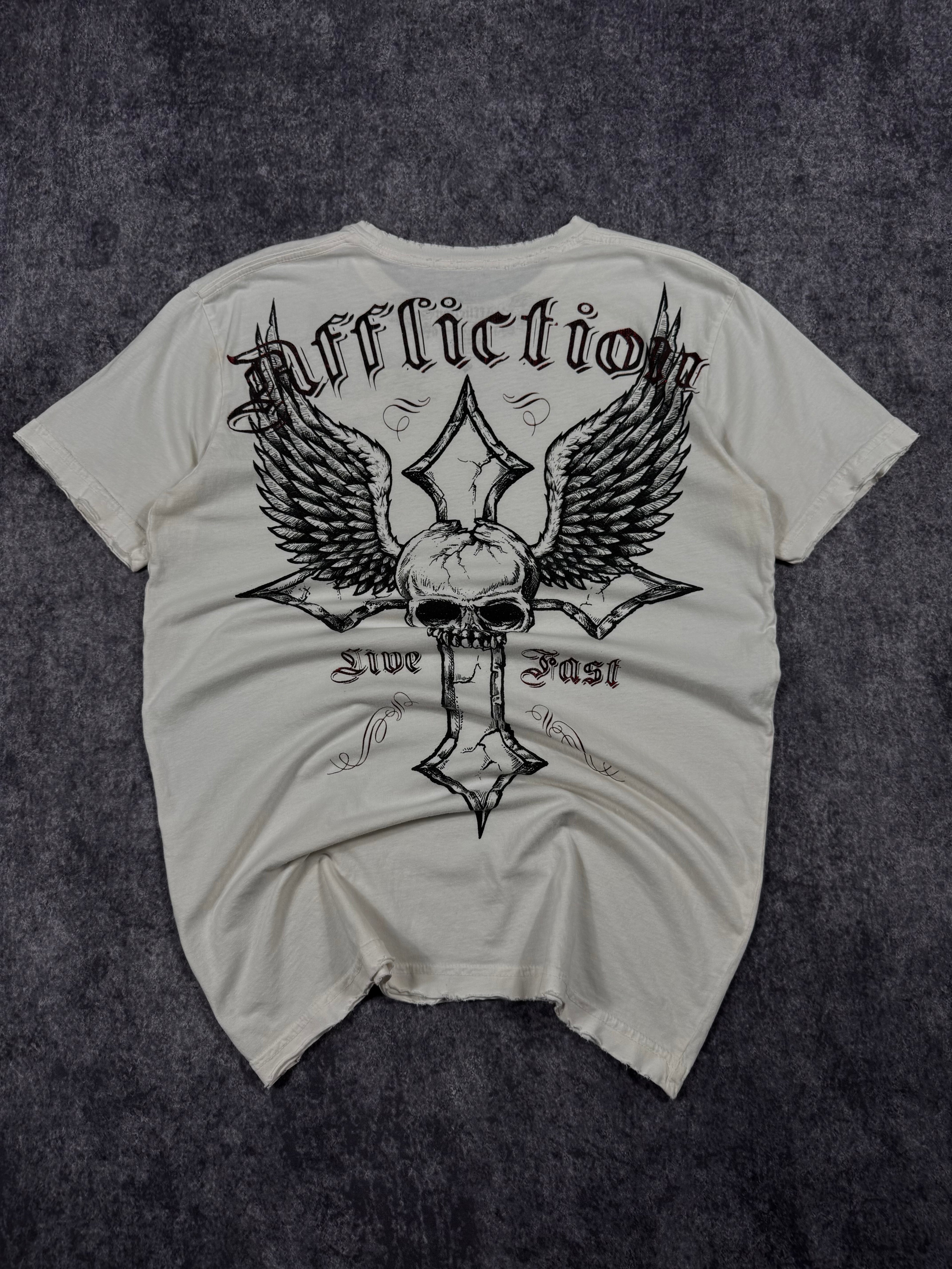 (rare) 2000s affliction shirt (M)