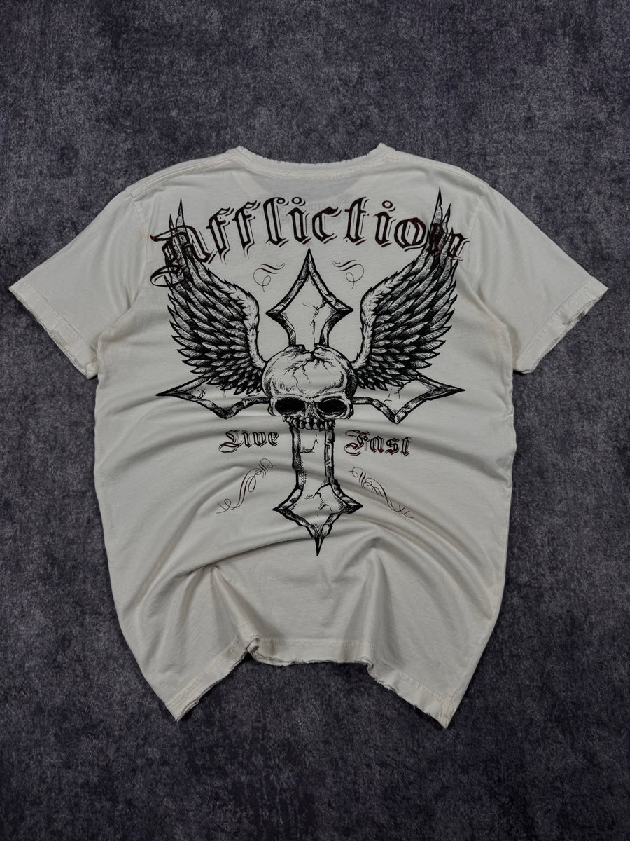 (rare) 2000s affliction shirt (M)