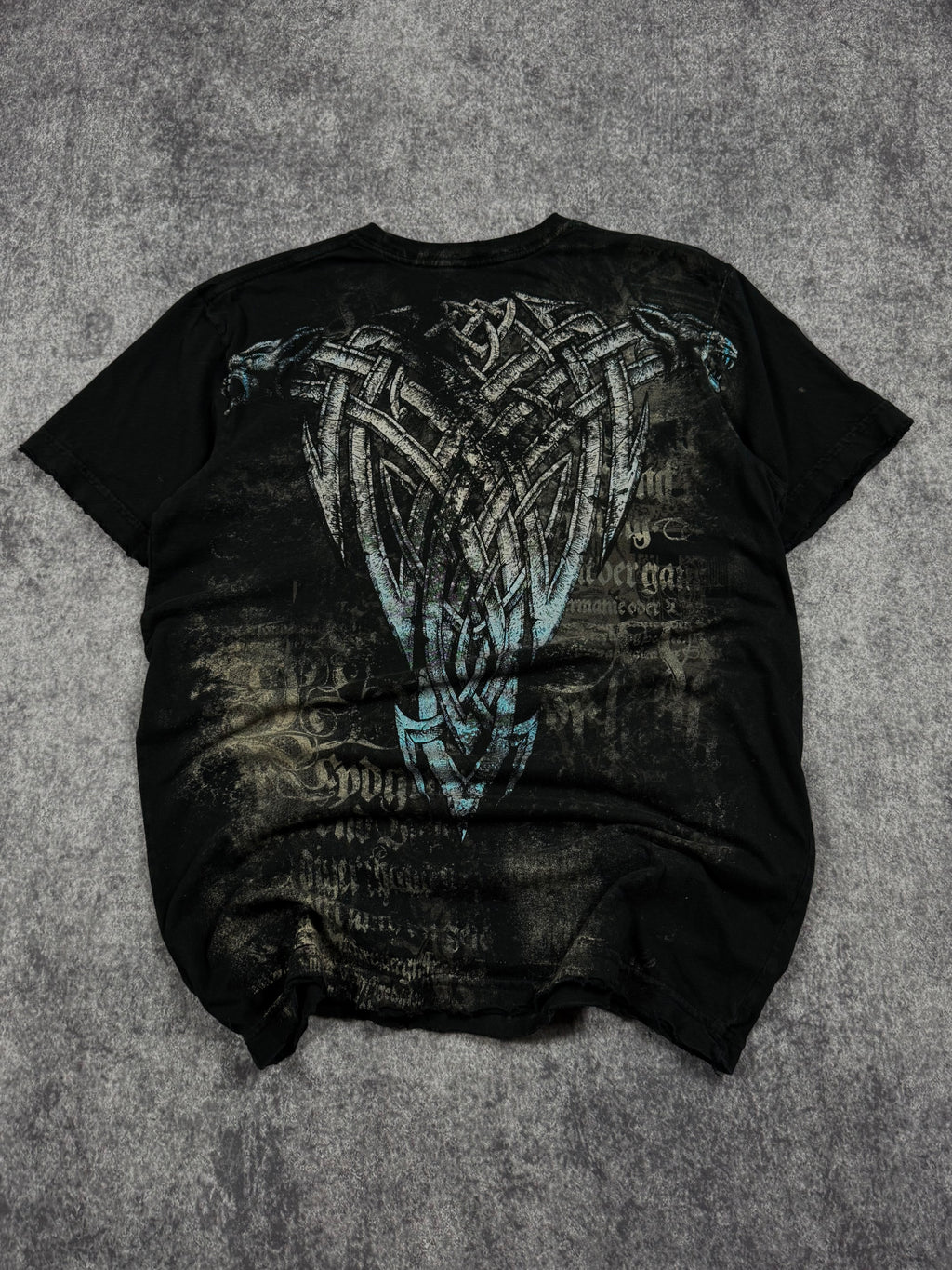 (rare) 2000s affliction chrome shirt (S)