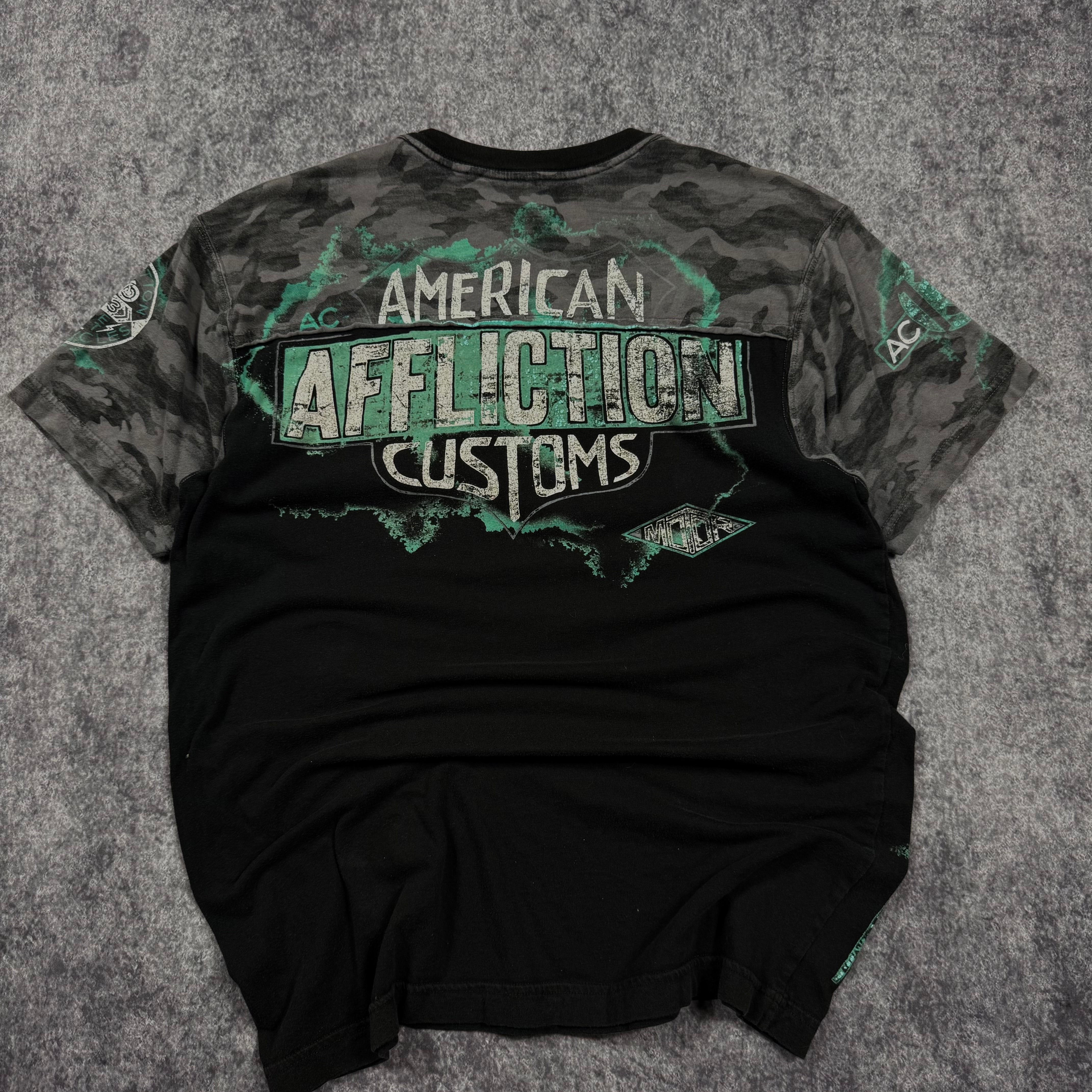 2000s affliction shirt (M)