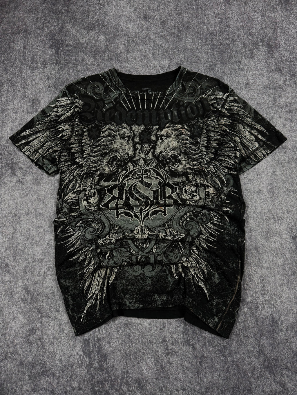 (rare) 2000s raw state shirt (S)