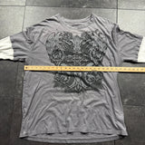 2000s MMA Elite Layered Long Sleeve Shirt (XL)