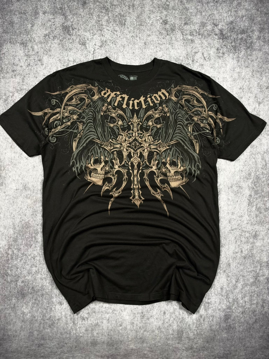 (RARE) 2000S AFFLICTION SHIRT (XL)