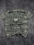 (rare) 2000s affliction chrome shirt (XL)
