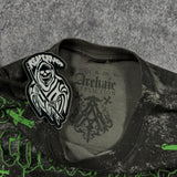 (rare) 2000s archaic x affliction shirt (S)
