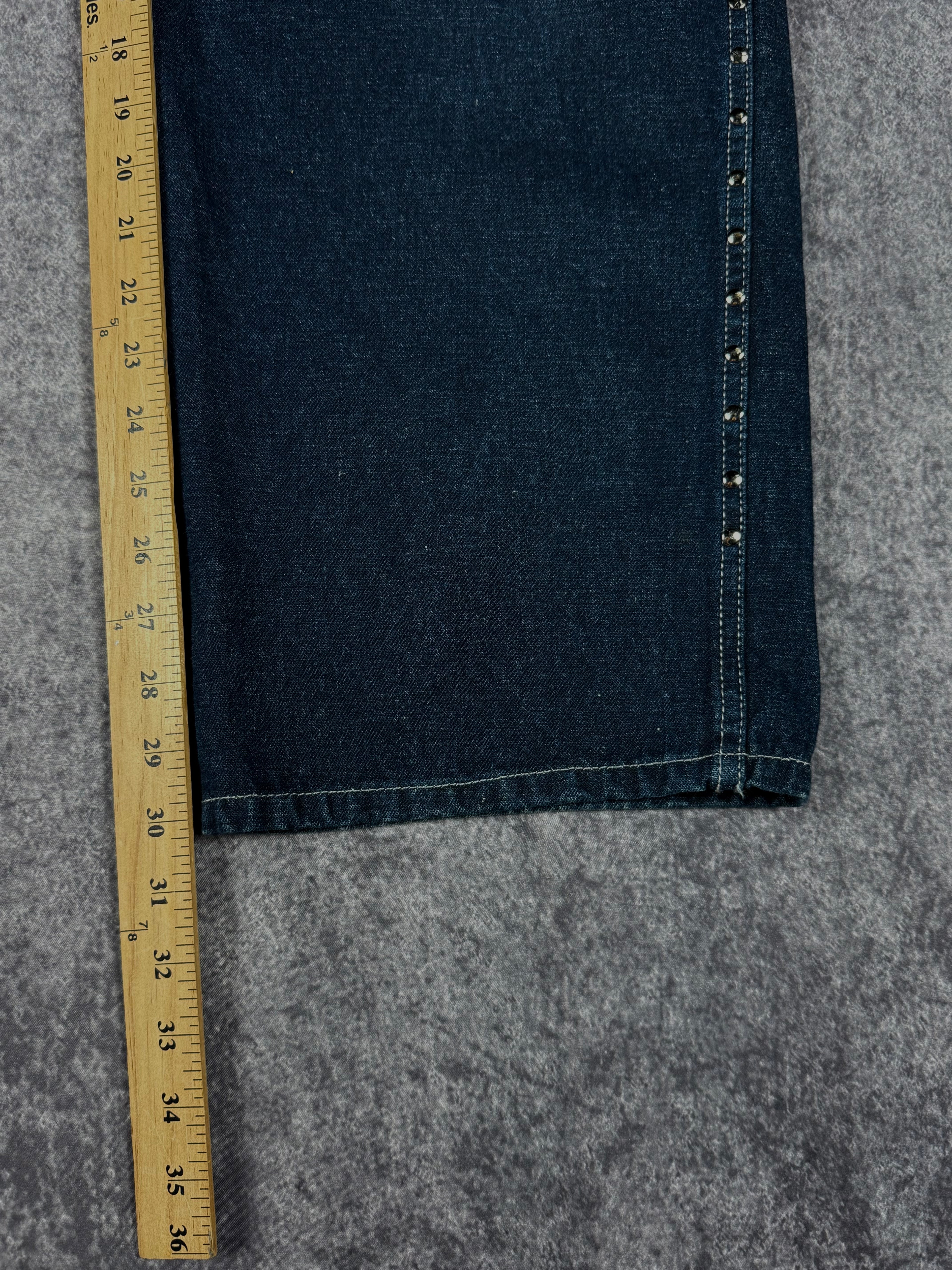 (rare) 2000s paco studded jeans (32x30)