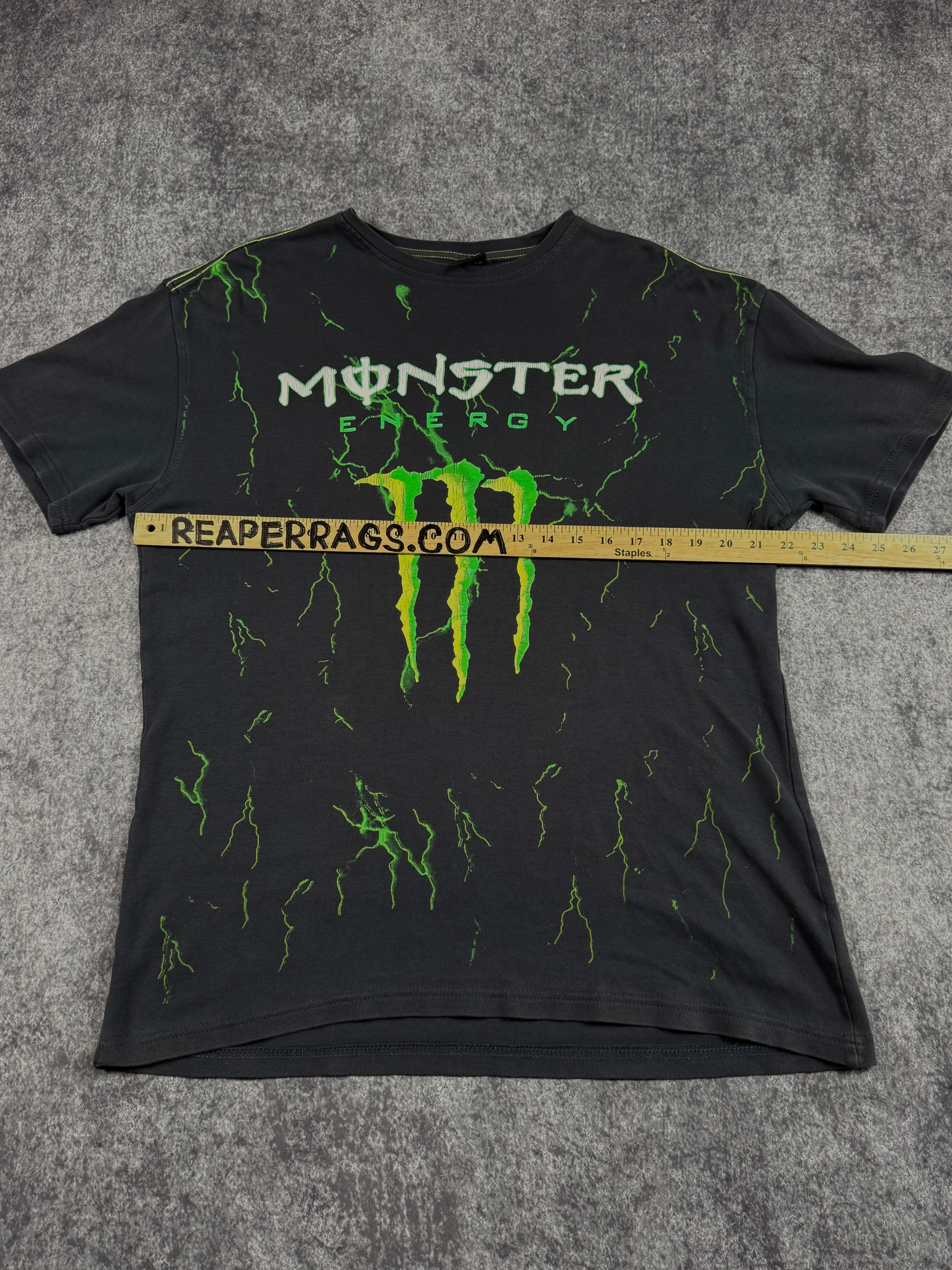 (rare) 2000s monster energy x dc shoes shirt (L)