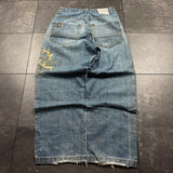 2000s Southpole Embroidered Jeans (30x28)
