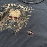 (rare) 2000s Affliction Rhinestone Shirt (M)