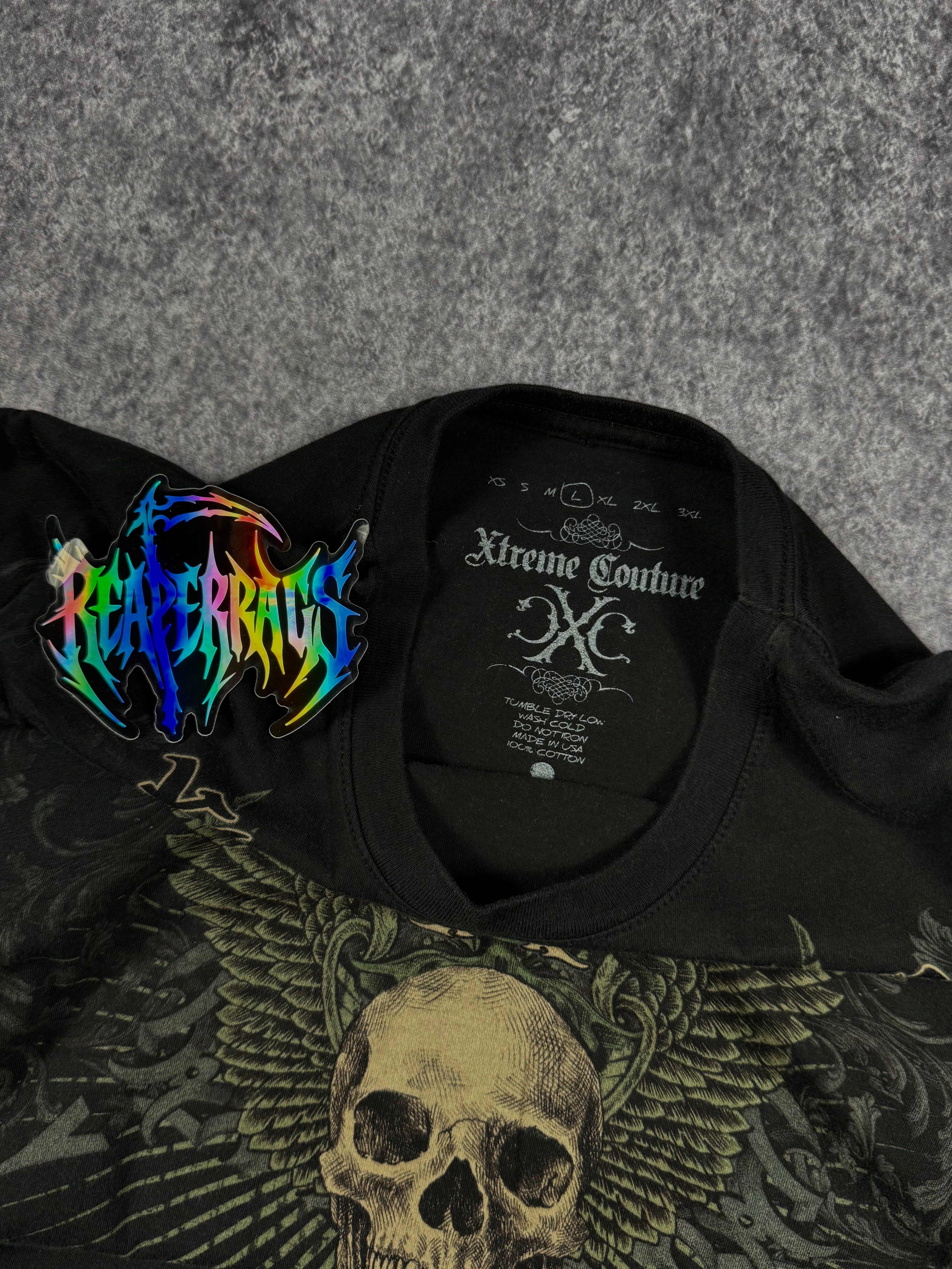 (rare) 2000s xtreme couture shirt (L)