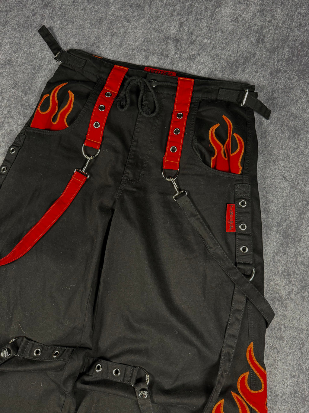 (rare) tripp nyc x dark street flame pant (32x32)