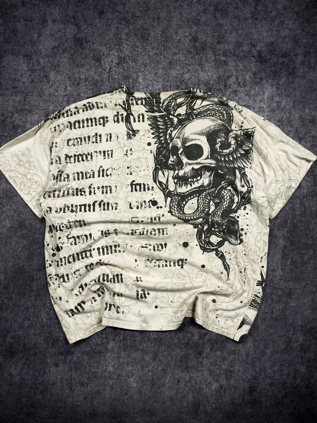 (RARE) 2000S SKULL SHIRT (XXL)