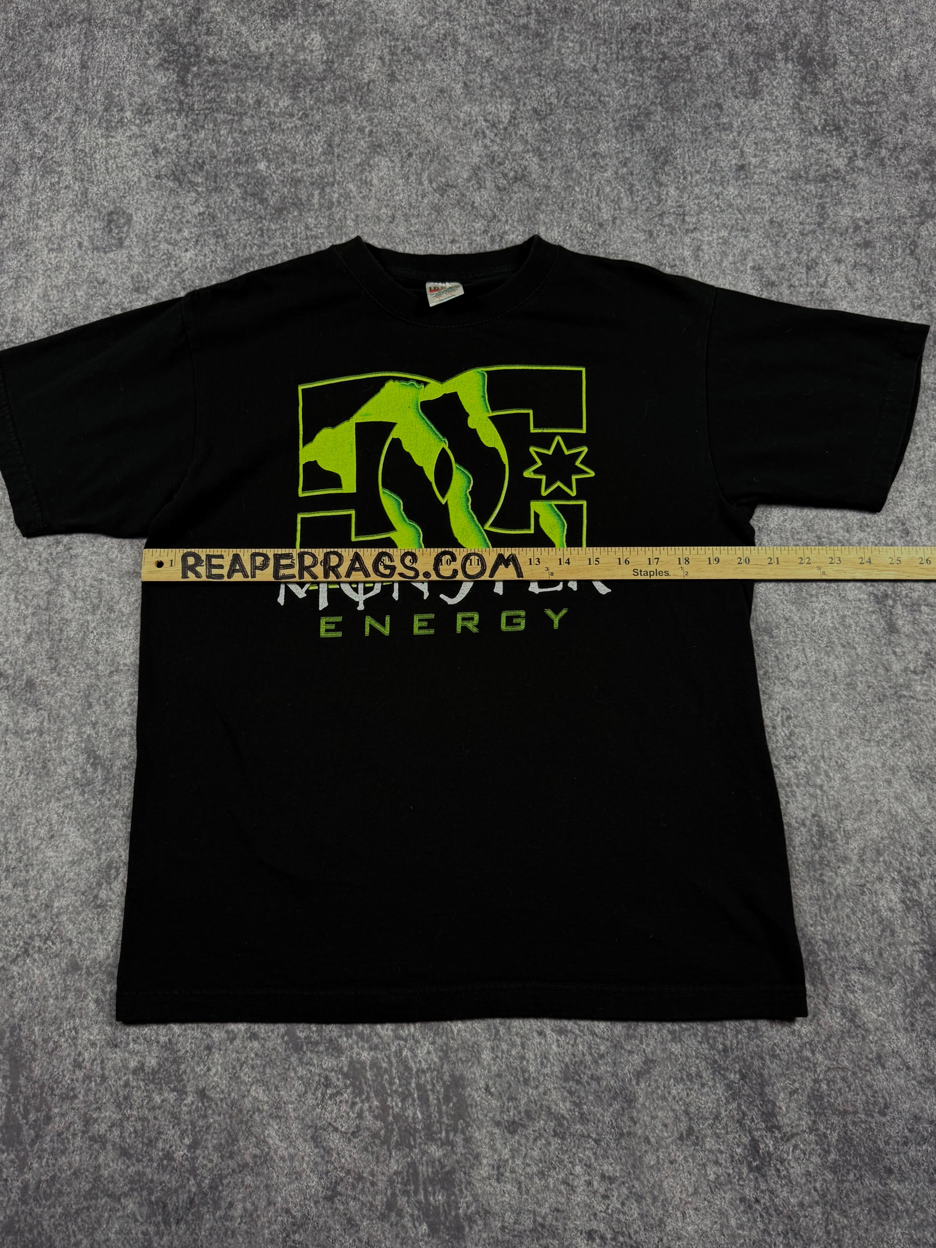 (rare) 2000s monster energy x dc shoes shirt (M)