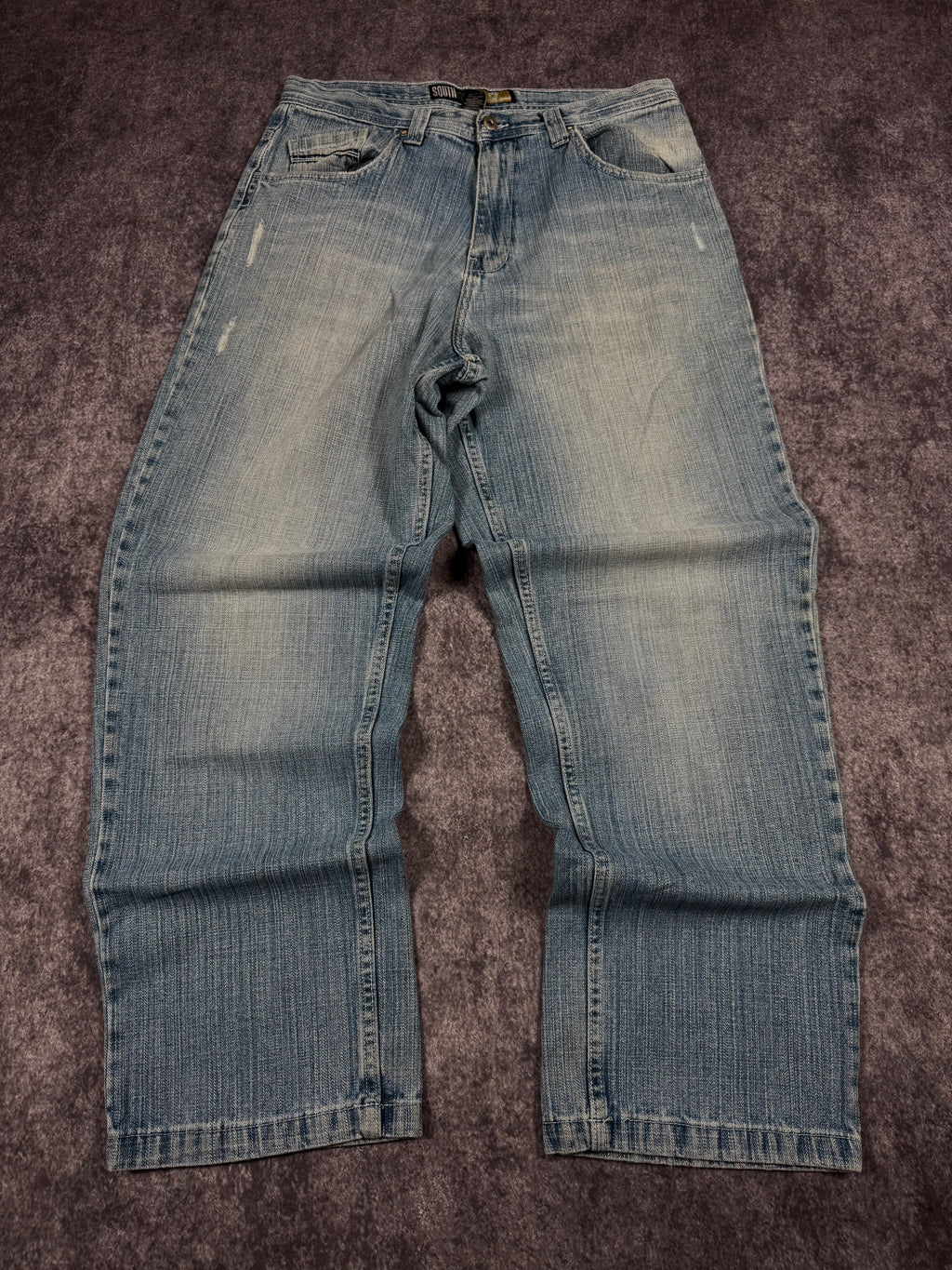 (rare) 2000s southpole black tab jeans (34x32)
