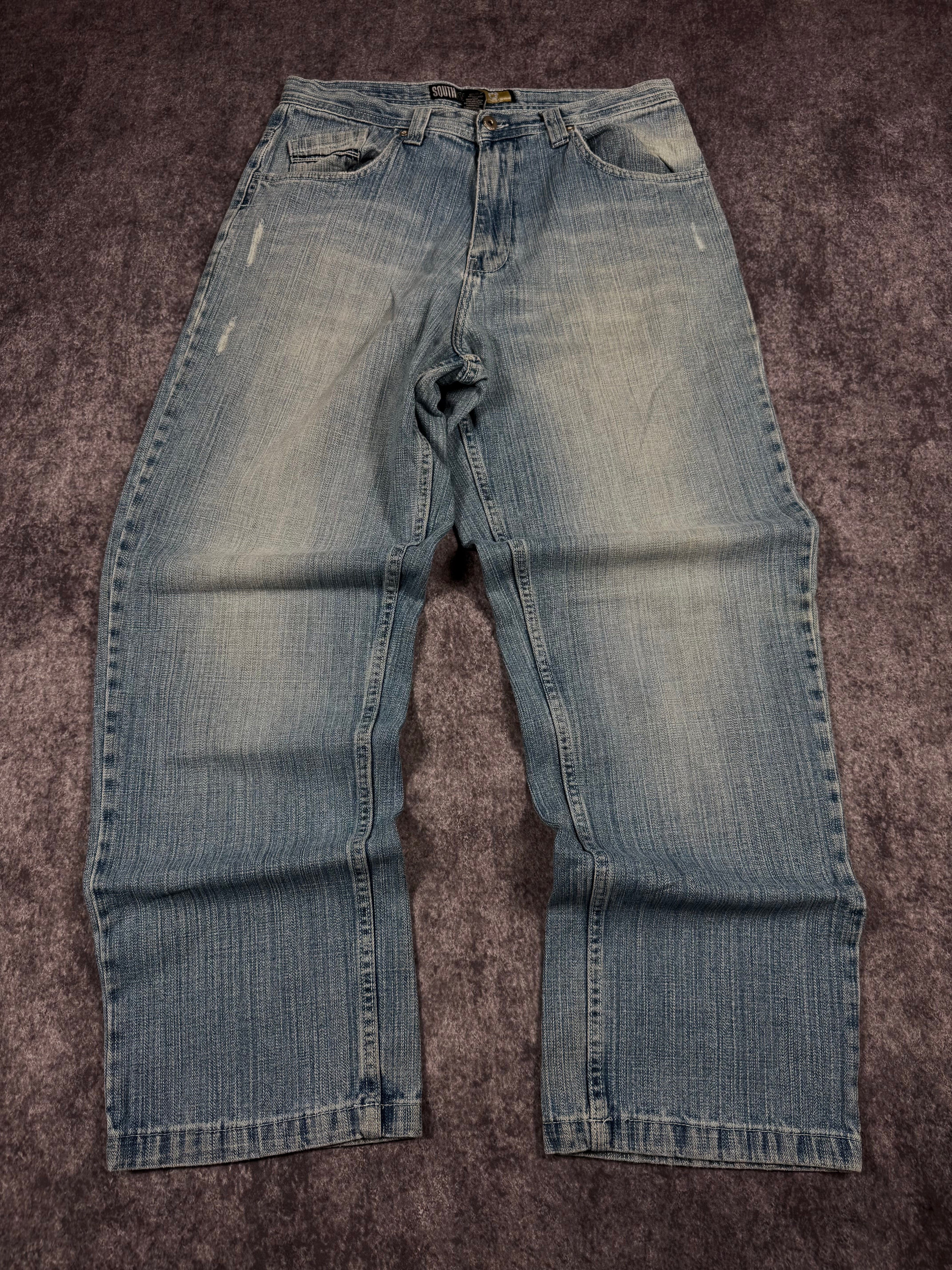 (rare) 2000s southpole black tab jeans (34x32)