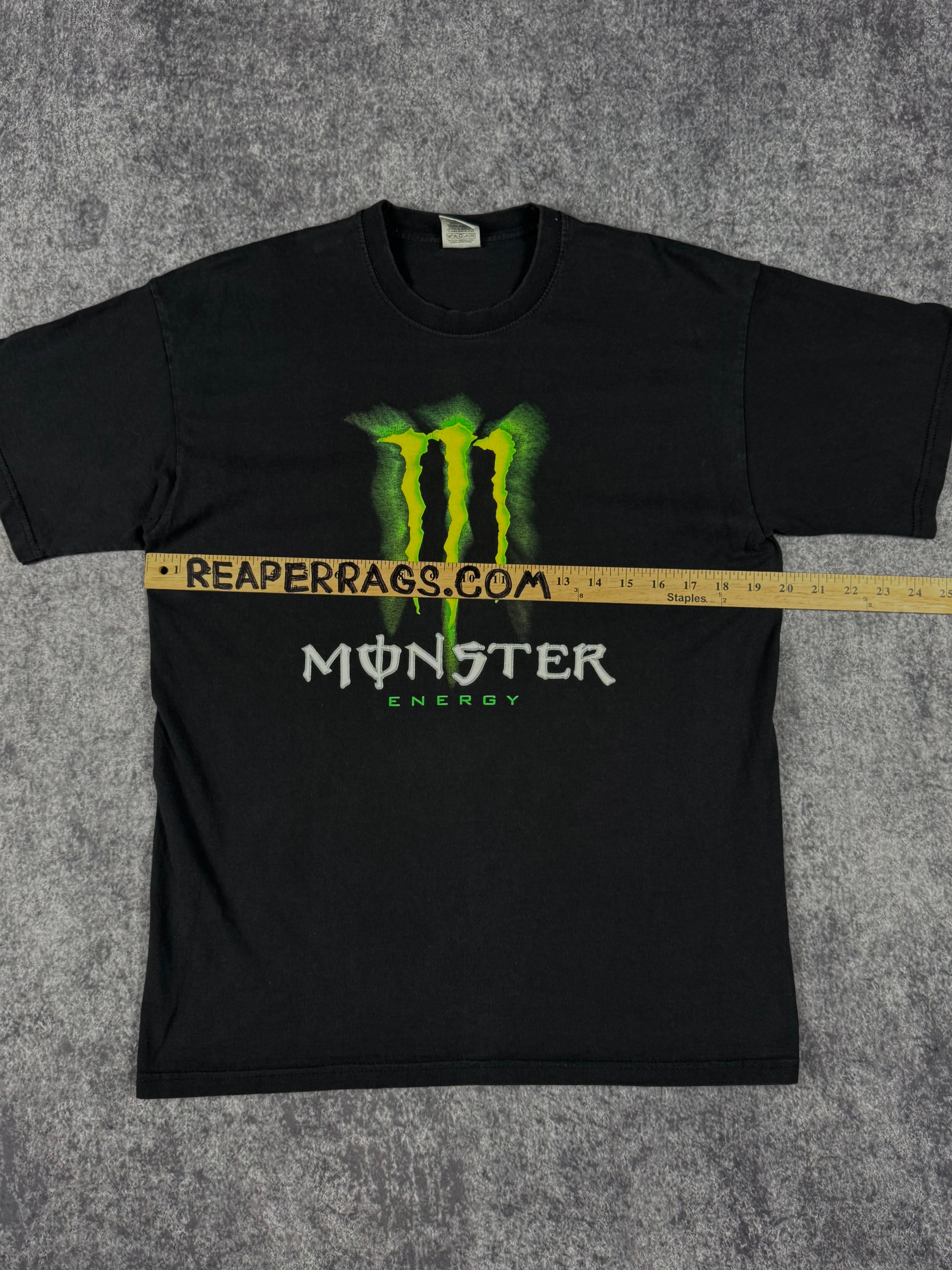 (rare) 2000s monster energy shirt (M)