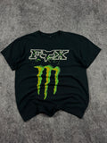 (rare) 2000s monster energy x fox racing shirt (M)