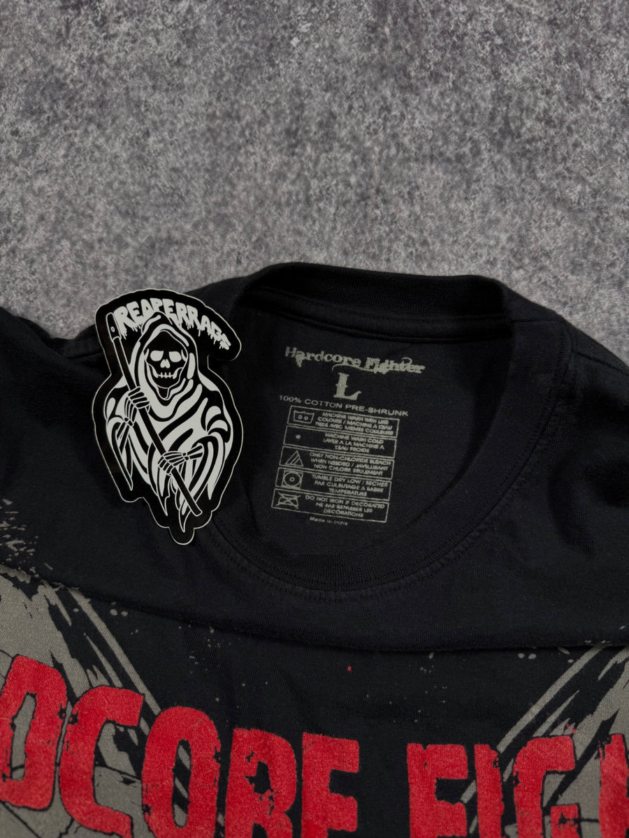 (rare) 2000s hardcore fighter shirt (L)
