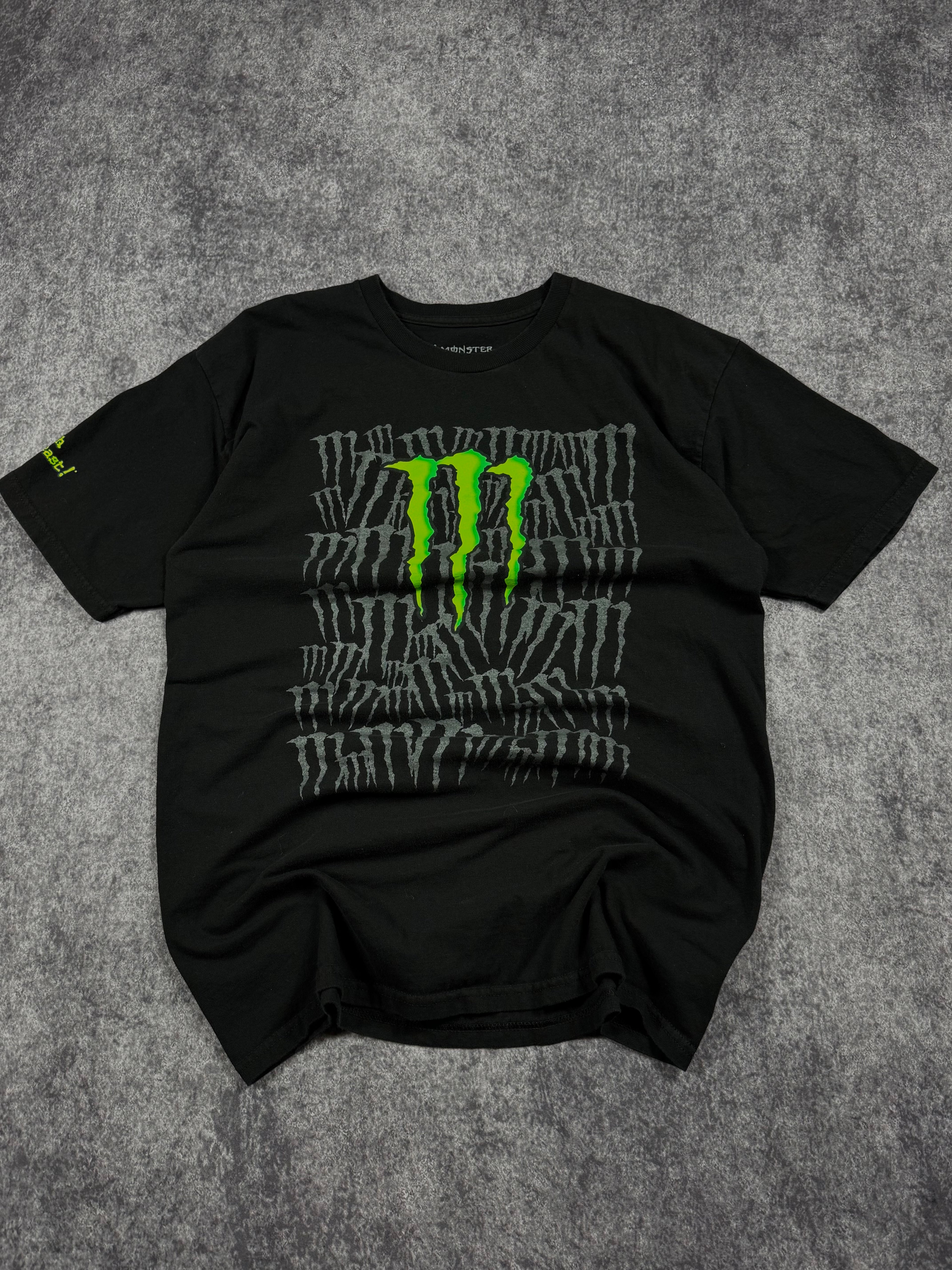 (rare) 2000s monster energy shirt (M)