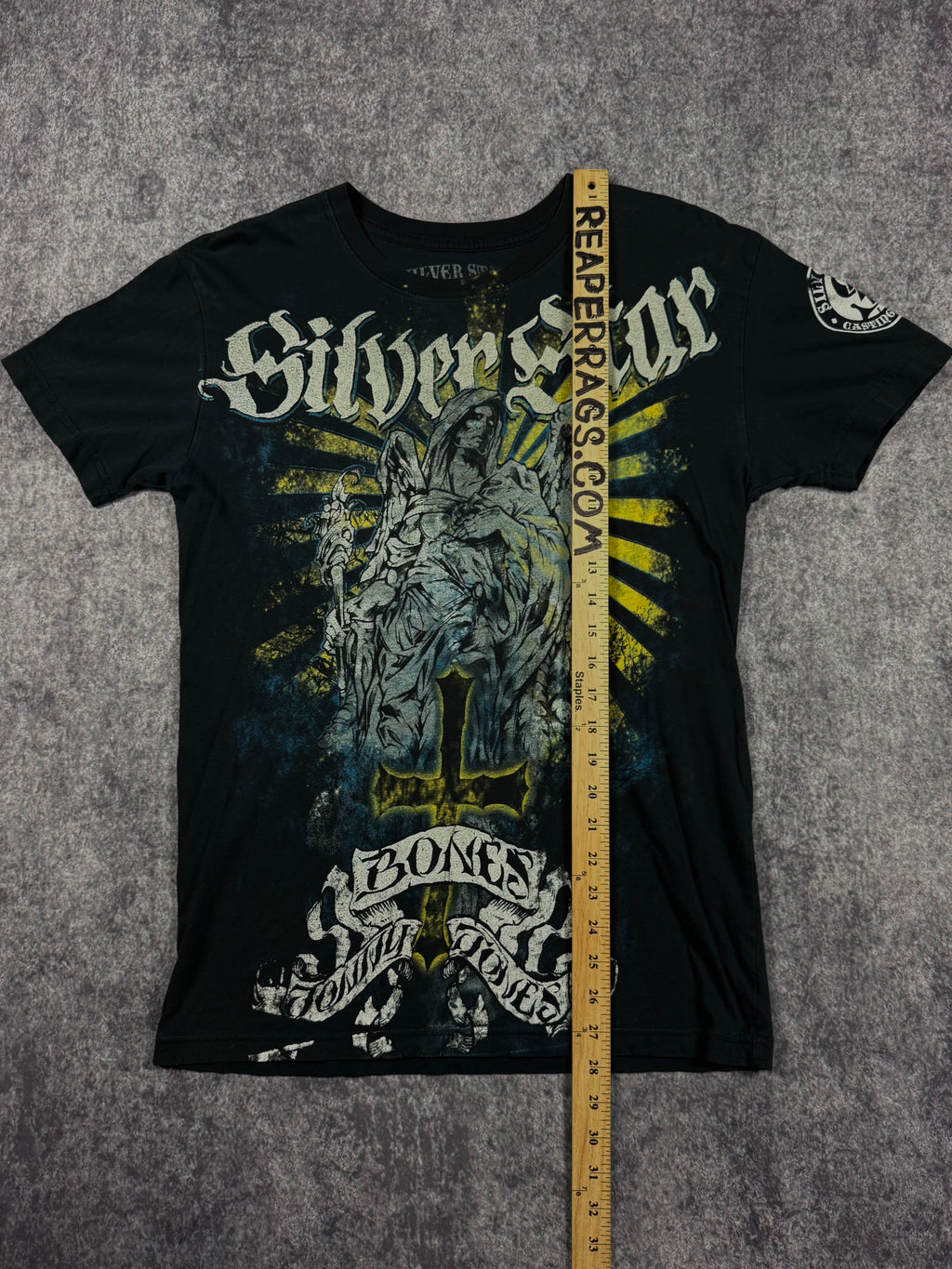 2000s silver star shirt (S)