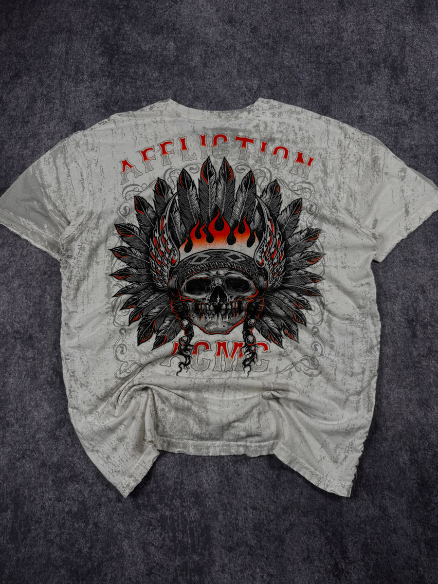 2000s affliction shirt (XXL)
