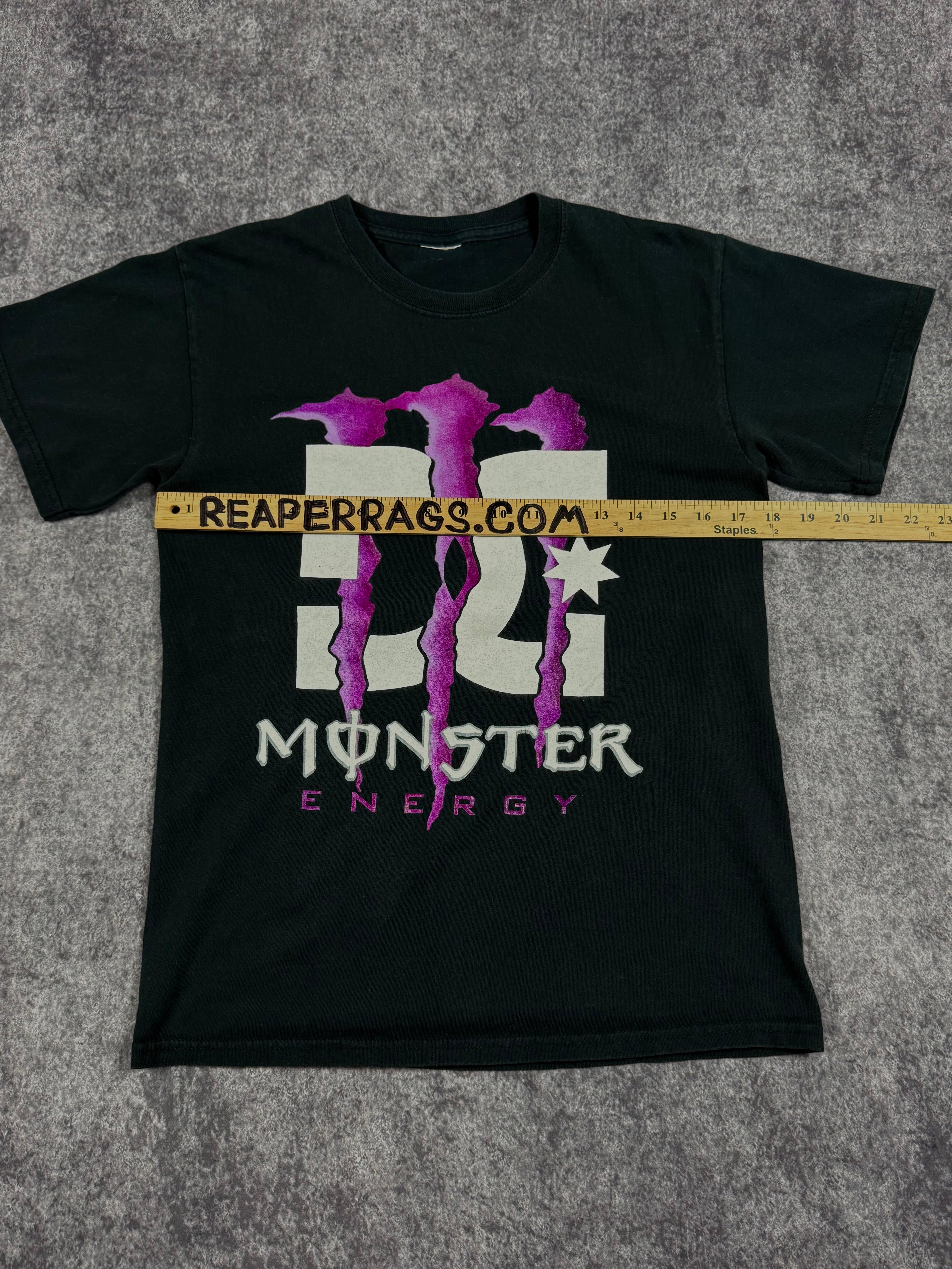 (rare) 2000s dc shoes x monster energy shirt (S)