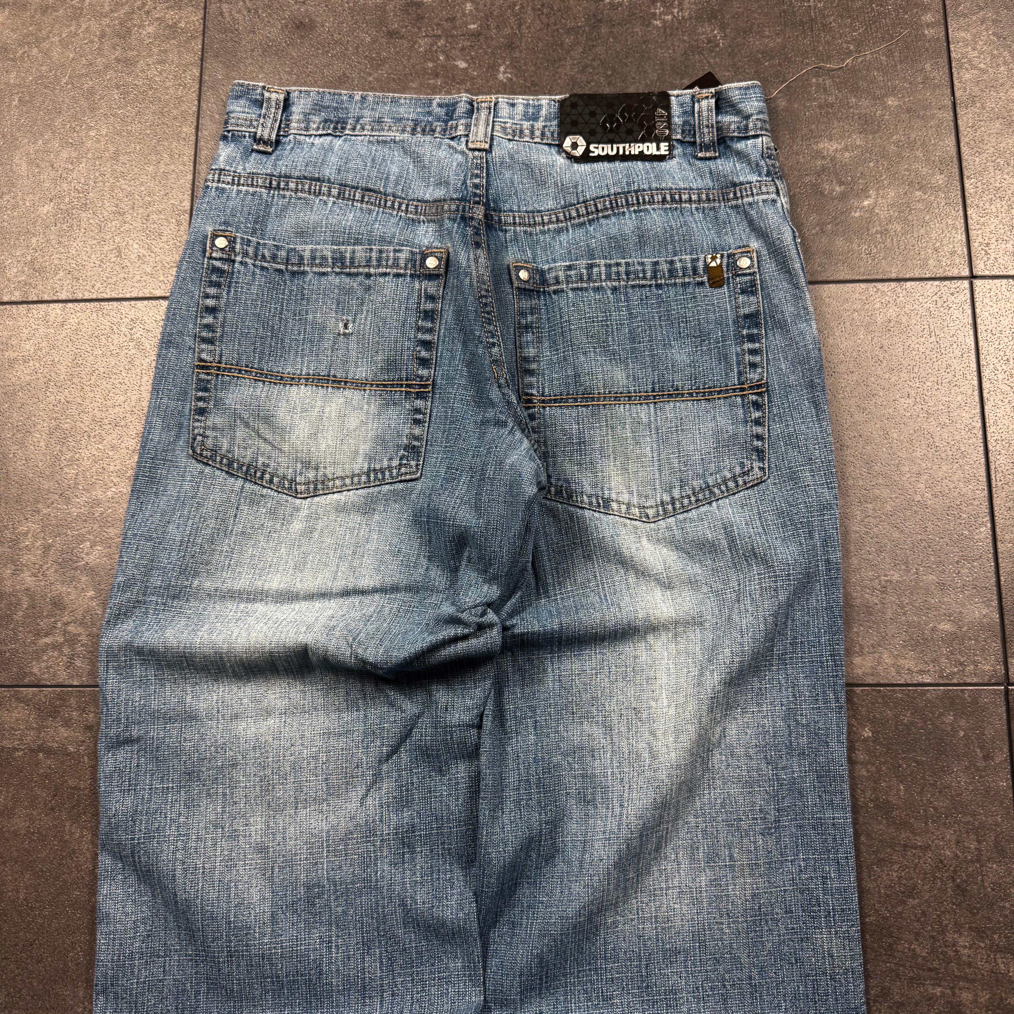 2000s Southpole Brown Tab Jeans (34x30)