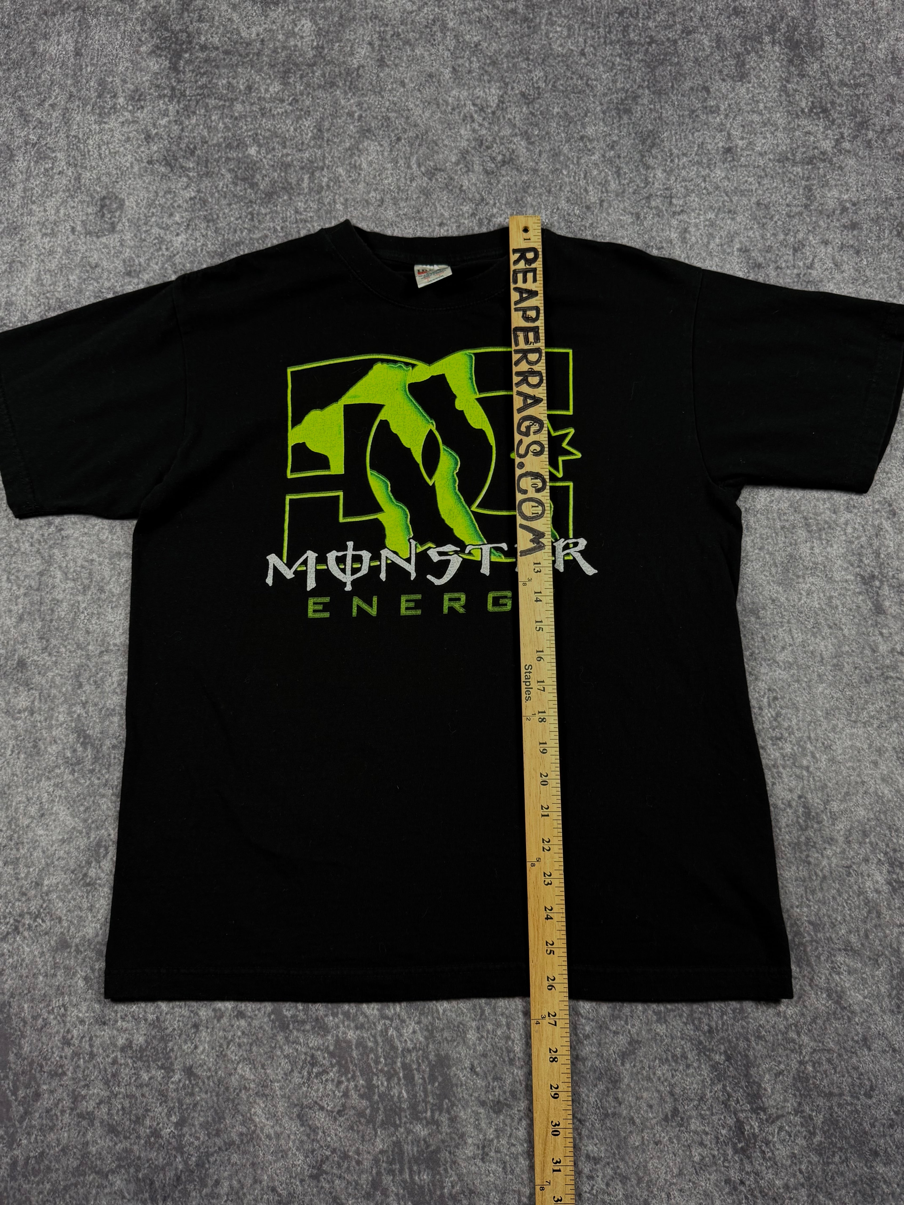 (rare) 2000s monster energy x dc shoes shirt (M)