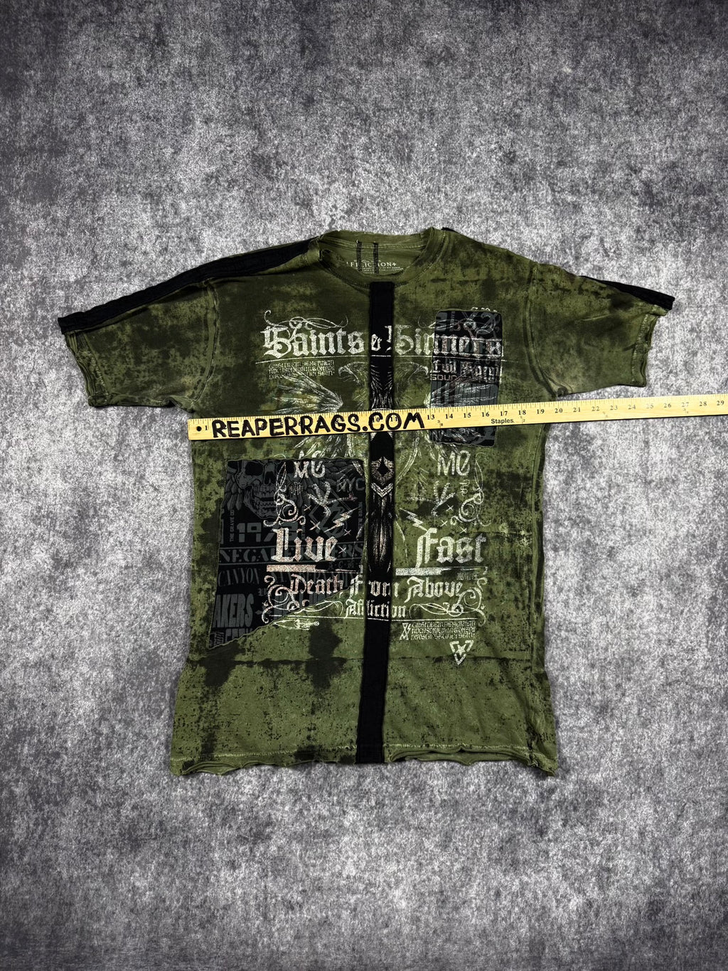 (RARE) 2000S AFFLICTION SHIRT (M)