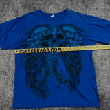 (rare) 2000s winged skull shirt (L)