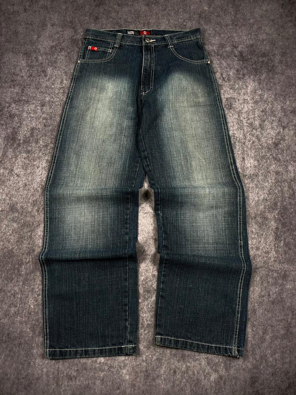 (GRAIL) 2000s SOUTHPOLE RED TAB JEANS (30x30)