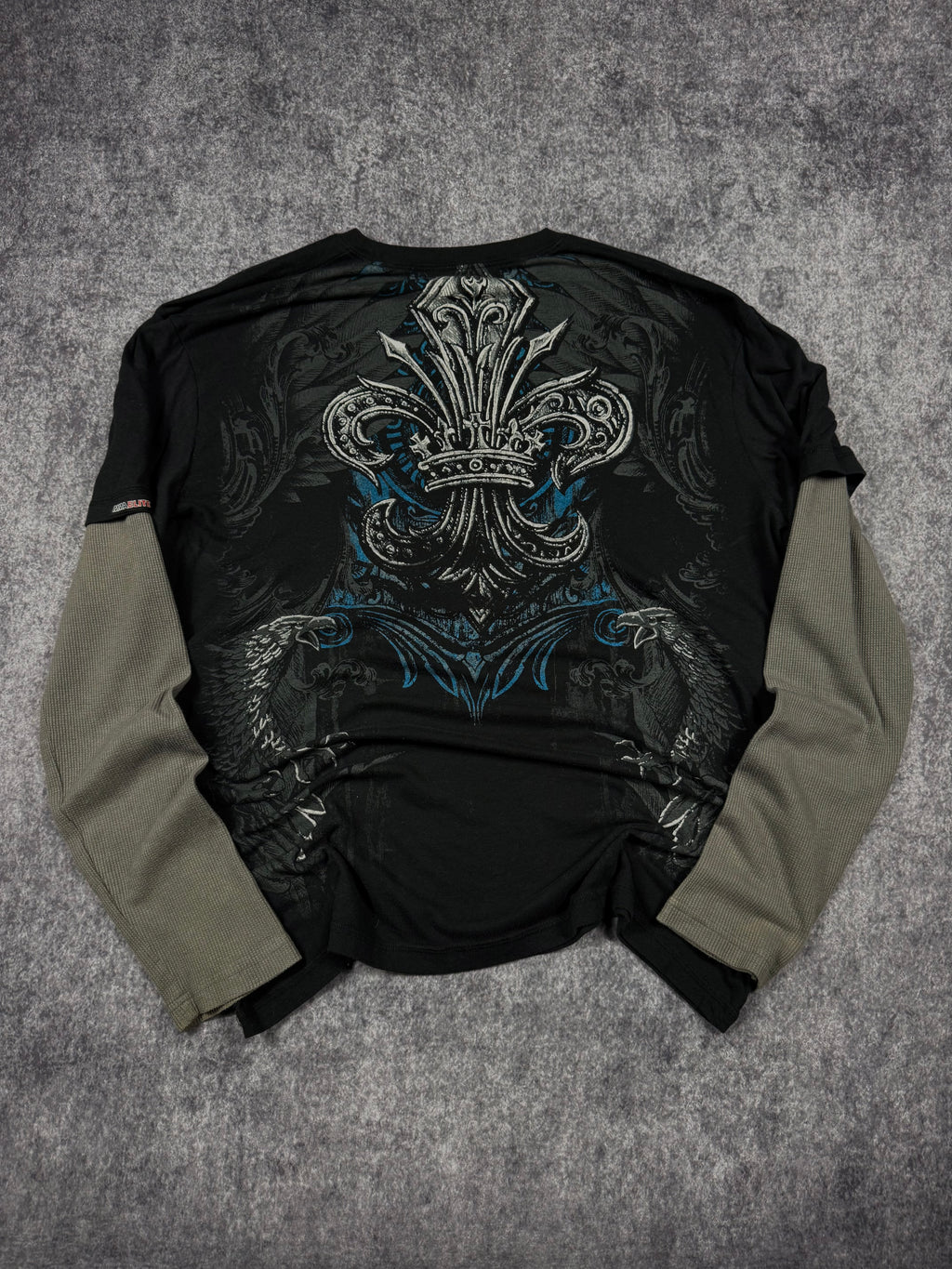(rare) 2000s mma elite layered shirt (XXL)