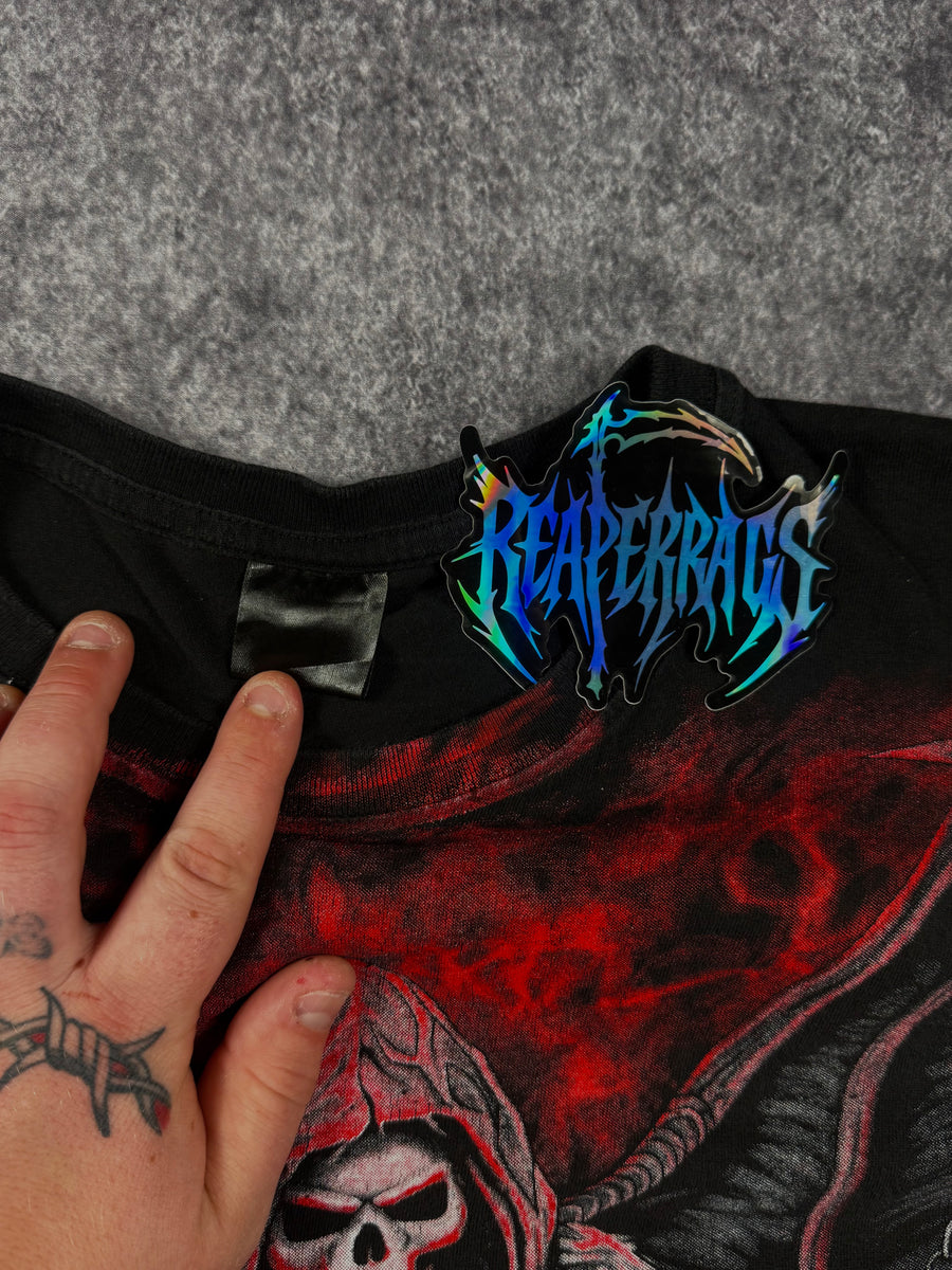 (rare) 2000s grim reaper shirt (L)