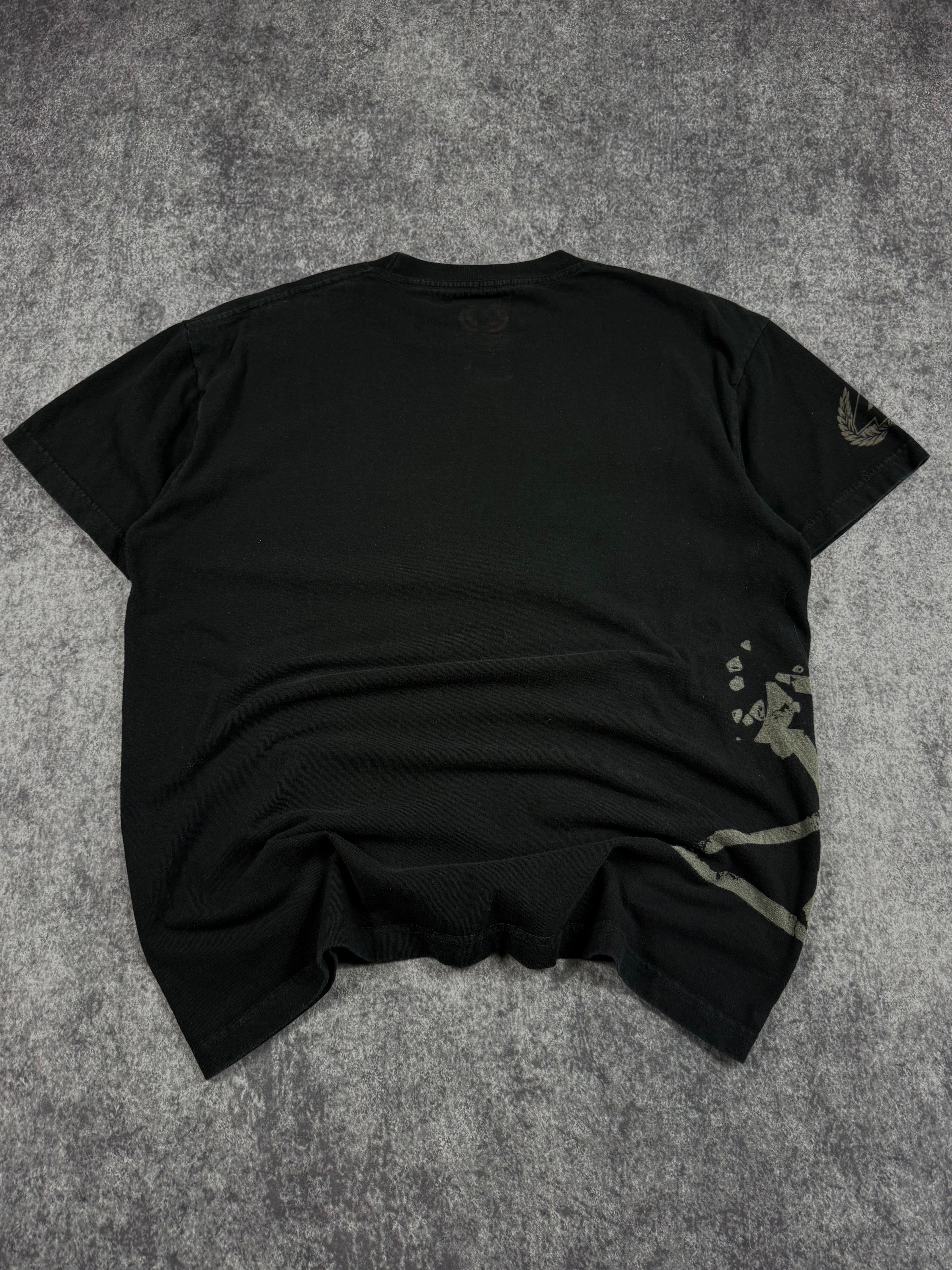 (rare) 2000s monster energy x fox racing shirt (L)