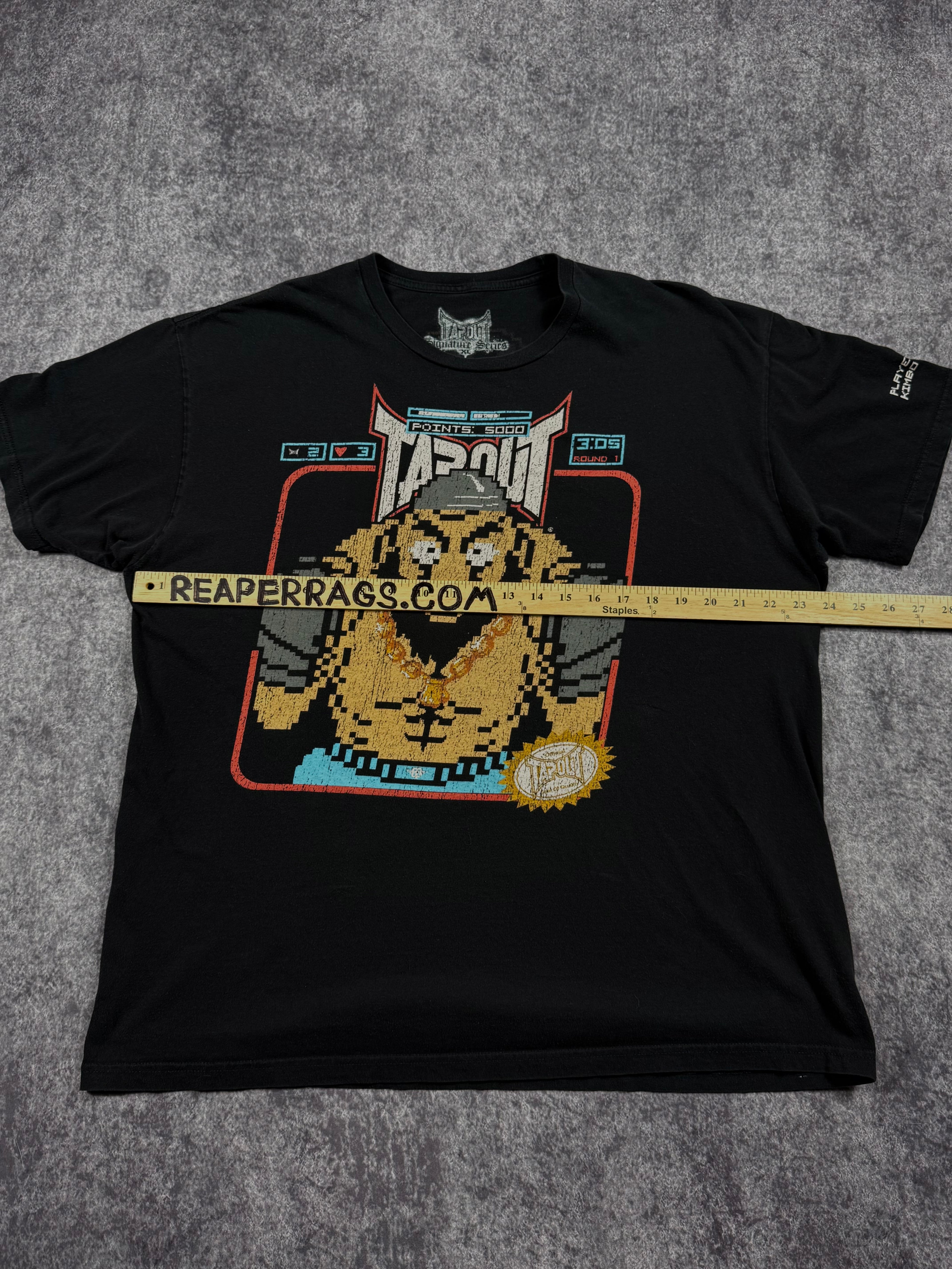 (rare) 2000s tapout signature series x kimbo slice shirt (XL)