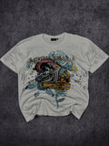 (rare) 2000s christian audigier rhinestone shirt (XL)
