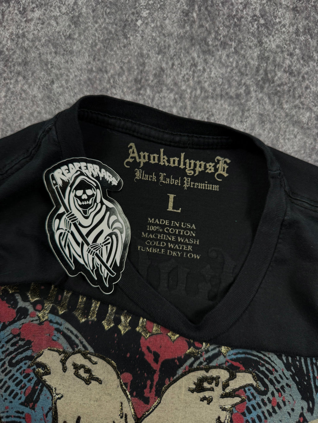 (rare) 2000s apokolypse chrome shirt (L)